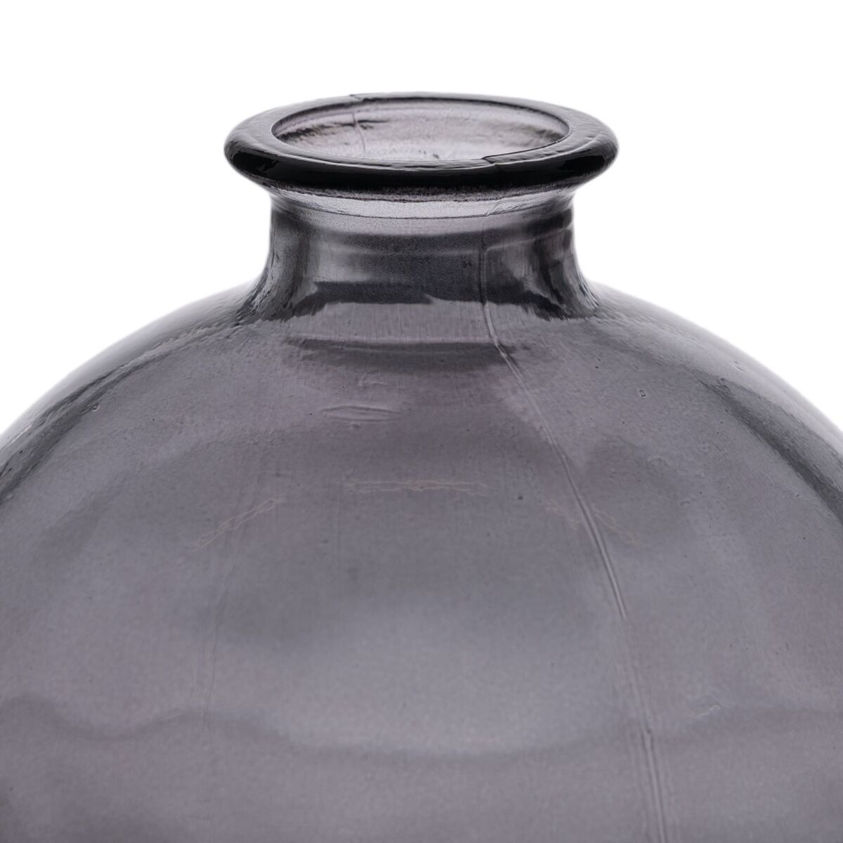Vaso Cinzento Vidro reciclado 16 x 16 x 18 cm